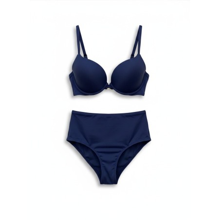 Bikini Blu Navy Vita Alta con Ferretto | Cose Così Shop