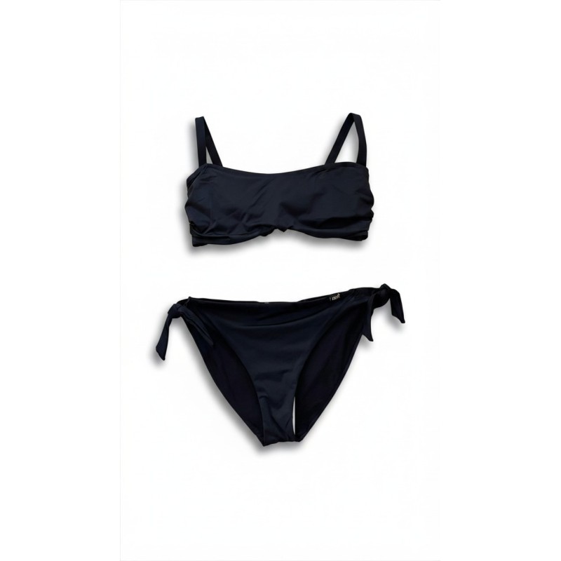 Bikini Nero Elegante con Nodo | Cose Così Shop