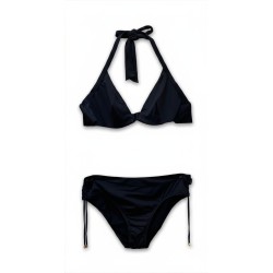 Bikini Nero con Dettagli Oro | Cose Così Shop