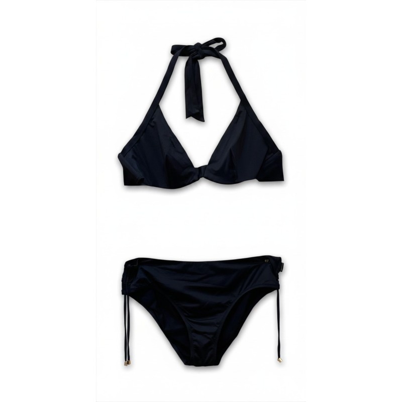 Bikini Nero con Dettagli Oro | Cose Così Shop