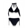 Bikini Nero con Dettagli Oro | Cose Così Shop