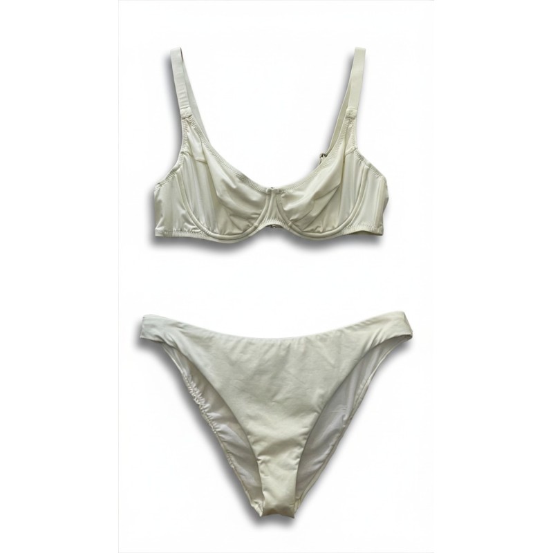 Bikini Bianco Crema con Ferretto | Cose Così Shop