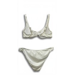 Bikini Bianco Crema con Ferretto | Cose Così Shop