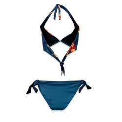 Bikini Tropicale a Fascia con Slip Vita Alta | Cose Così Shop