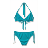 Bikini Floreale Vintage a Fascia e Vita Alta | Cose Così Shop