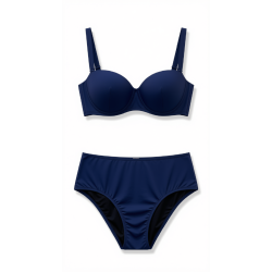 Bikini Blu Navy a Balconcino | Cose Così Shop