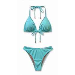 Bikini Reversibile Turchese e Corallo | Cose Così Shop