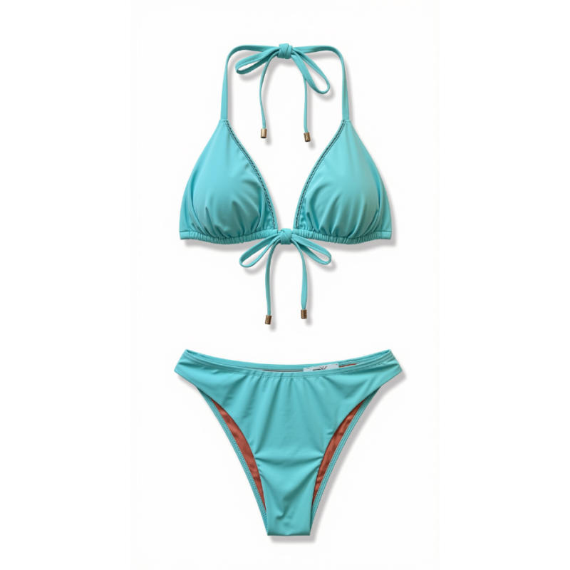 Bikini Reversibile Turchese e Corallo | Cose Così Shop