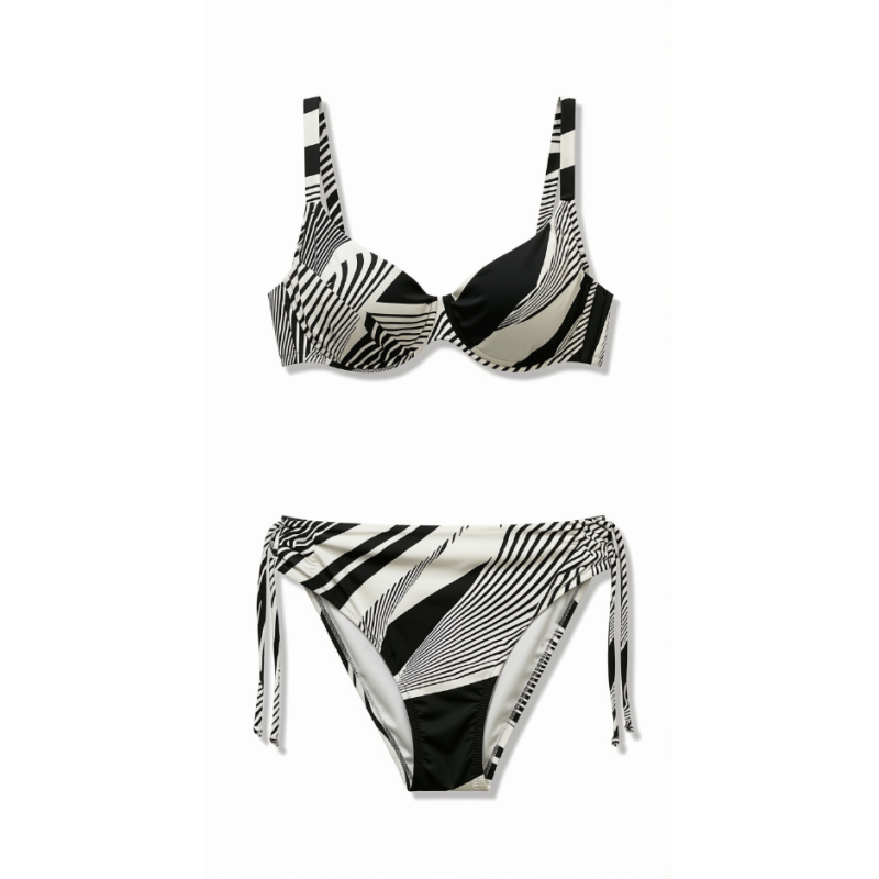 Bikini Bianco e Nero "Graphic Monochrome" | Cose Così Shop