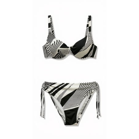 Bikini Bianco e Nero "Graphic Monochrome" | Cose Così Shop