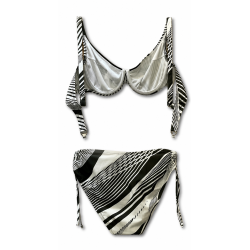 Bikini Bianco e Nero "Graphic Monochrome" | Cose Così Shop