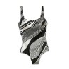 Costume Intero Parah Bianco e Nero Geometrico | Cose Così Shop