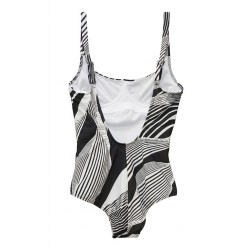 Costume Intero Parah Bianco e Nero Geometrico | Cose Così Shop