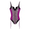 Costume Intero Parah Animalier Viola e Bianco | Cose Così Shop