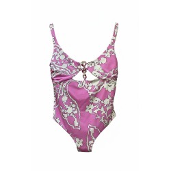 Costume Intero Parah Floreale Rosa e Bianco | Cose Così Shop