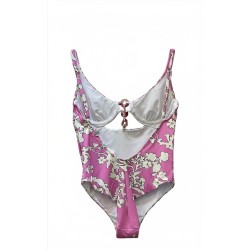 Costume Intero Parah Floreale Rosa e Bianco | Cose Così Shop