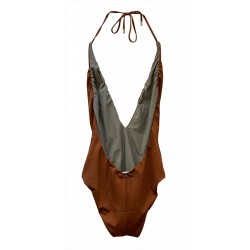 Costume Intero Parah Marrone con Scollatura Profonda | Cose Così Shop
