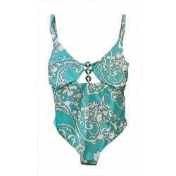 Costume Intero Parah Turchese con Cut-Out | Cose Così Shop