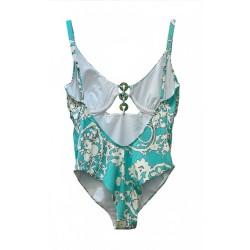 Costume Intero Parah Turchese con Cut-Out | Cose Così Shop
