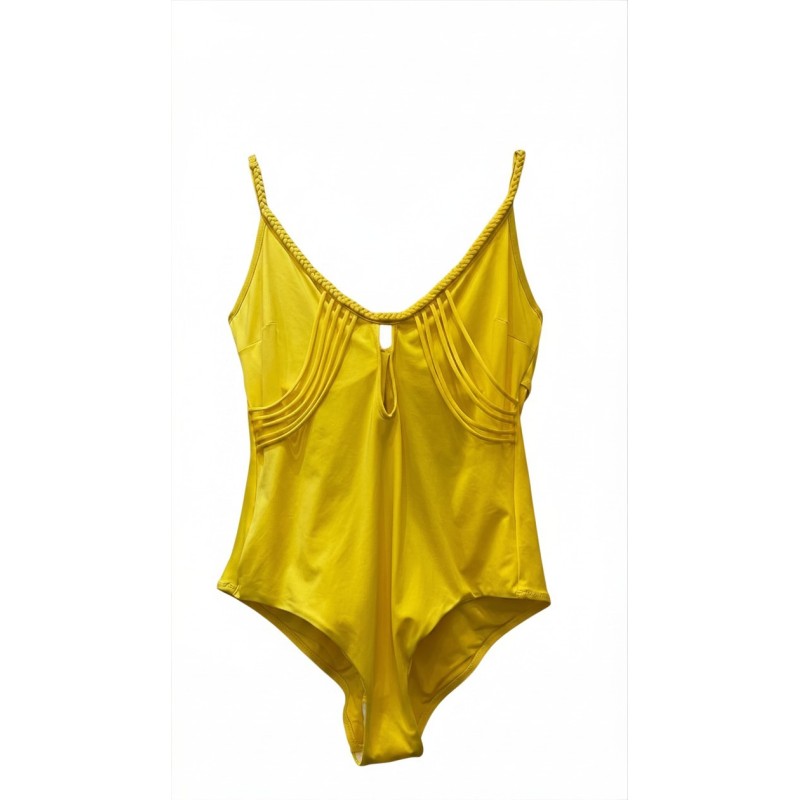 Costume Intero Parah Giallo con Intrecci | Cose Così Shop