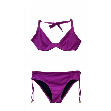 Bikini Viola Tinta Unita Regolabile | Cose Così Shop