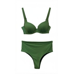Bikini Verde Bosco Vita Alta | Cose Così Shop