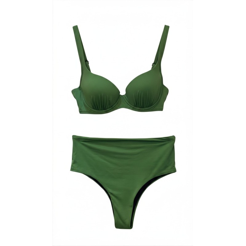 Bikini Verde Bosco Vita Alta | Cose Così Shop