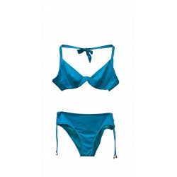 Bikini Turchese Tinta Unita Regolabile | Cose Così Shop