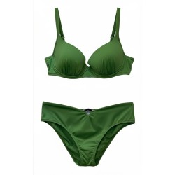 Bikini Verde Bosco con Anello Decorativo | Cose Così Shop