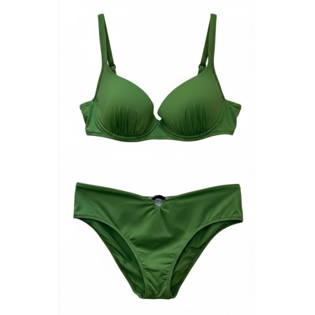 Bikini Verde Bosco con Anello Decorativo | Cose Così Shop