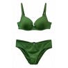 Bikini Verde Bosco con Anello Decorativo | Cose Così Shop