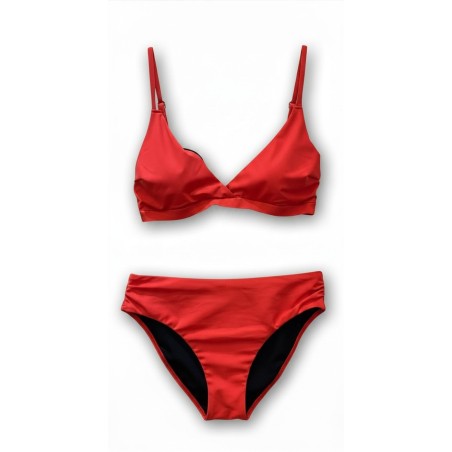 Bikini Rosso Brillante Tinta Unita | Cose Così Shop
