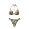 Bikini Barocco Oro e Bianco con Nappe | Cose Così Shop