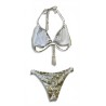 Bikini Barocco Oro e Bianco con Nappe | Cose Così Shop