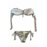 Bikini a Fascia Barocco Oro con Dettaglio Gioiello | Cose Così Shop