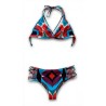 Bikini Geometrico Multicolor con Slip Cut-Out | Cose Così Shop
