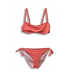 Bikini Corallo con Spalline Regolabili | Cose Così Shop